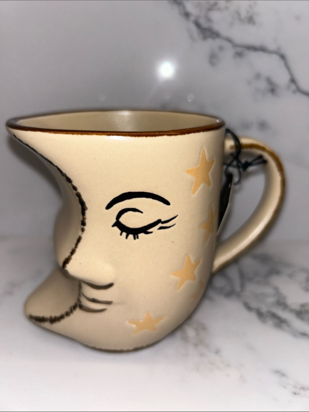 Spooky Street Crescent Moon Celestial Halloween Coffee Mug